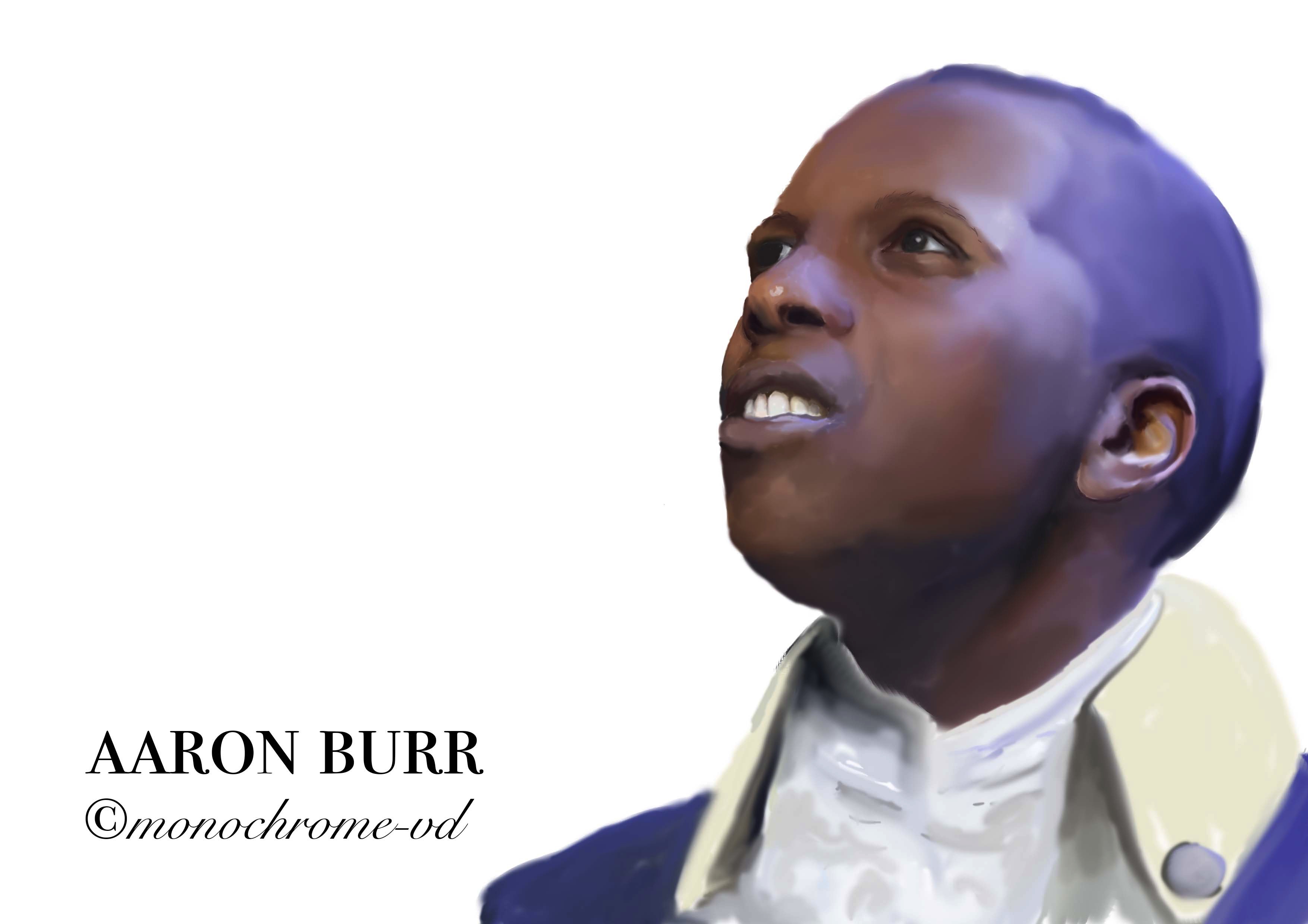 To celebrate hamilton I created a illustration of the Arron burr character This is my most popular illustration on my Instagram